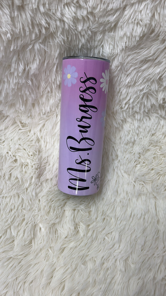 Pink/purple tumbler